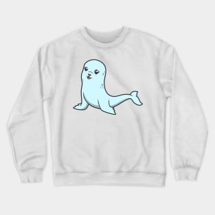 Kawaii grey seal Crewneck Sweatshirt